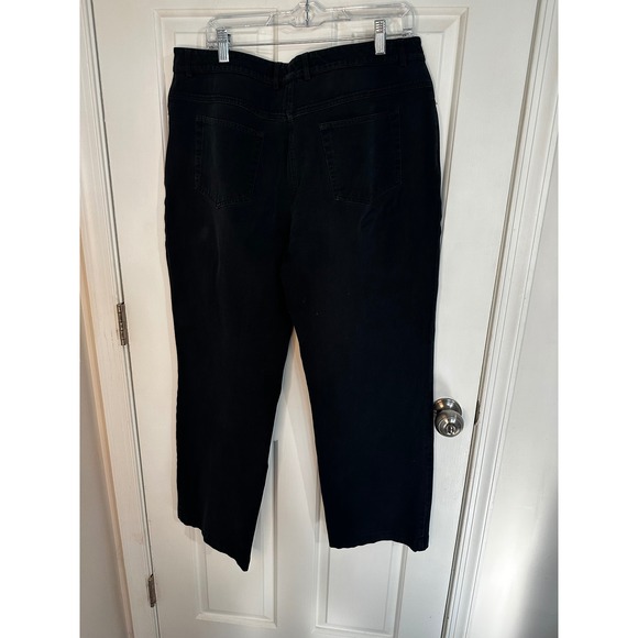 Duluth Trading Co. Carpenter Pants Black Cotton Workwear Men's Size 36x34 - Picture 1 of 8